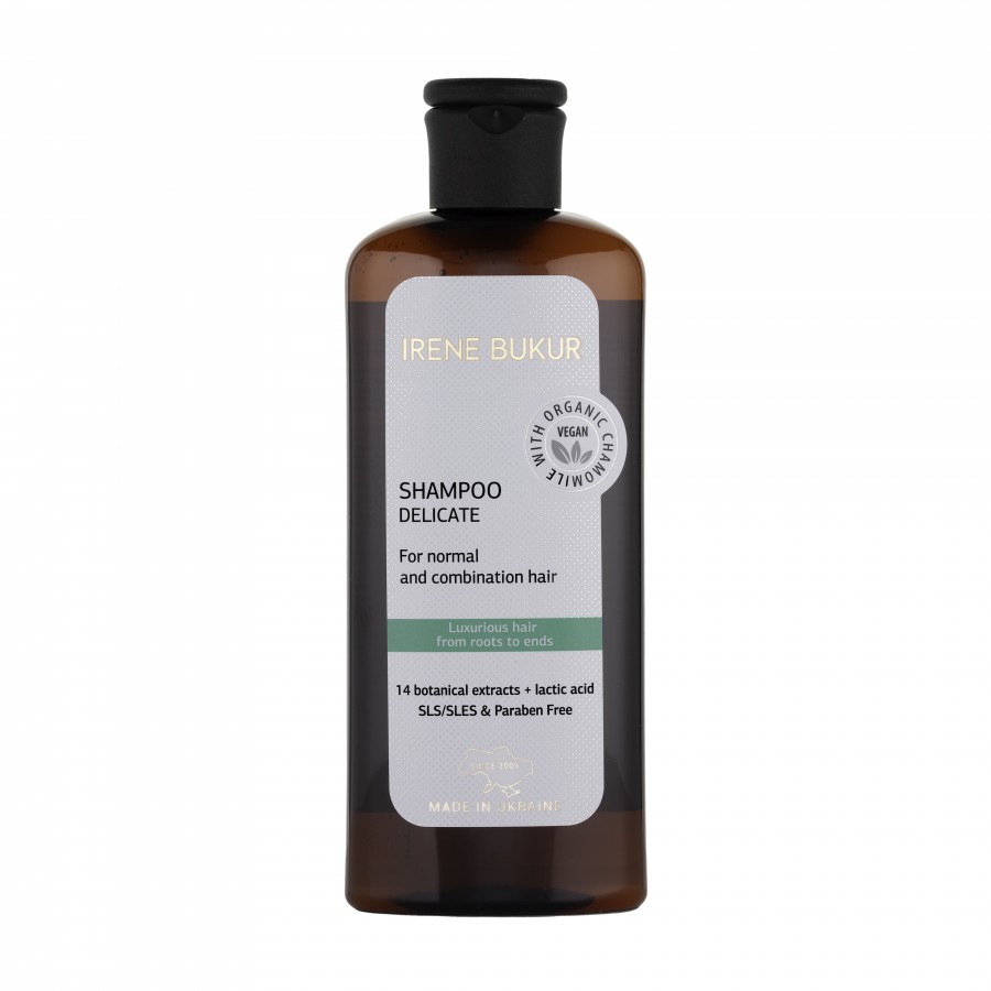 Шампунь проти випадіння волосся на основі 14 цілющих трав «Делікатний», 250 мл