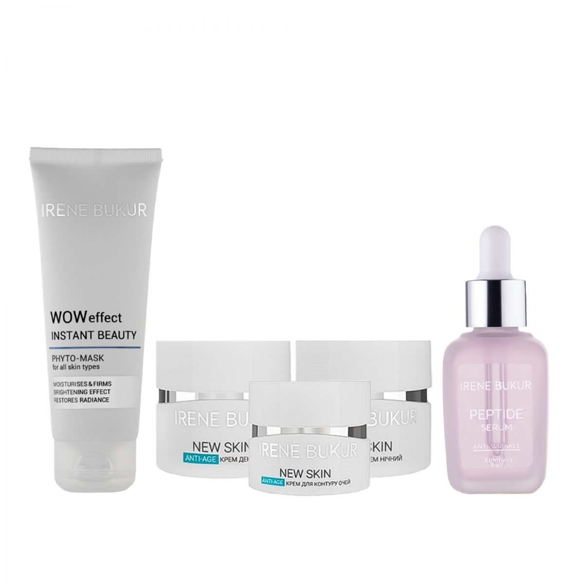 Anti-age комплекс з пептидами та бакучіолом