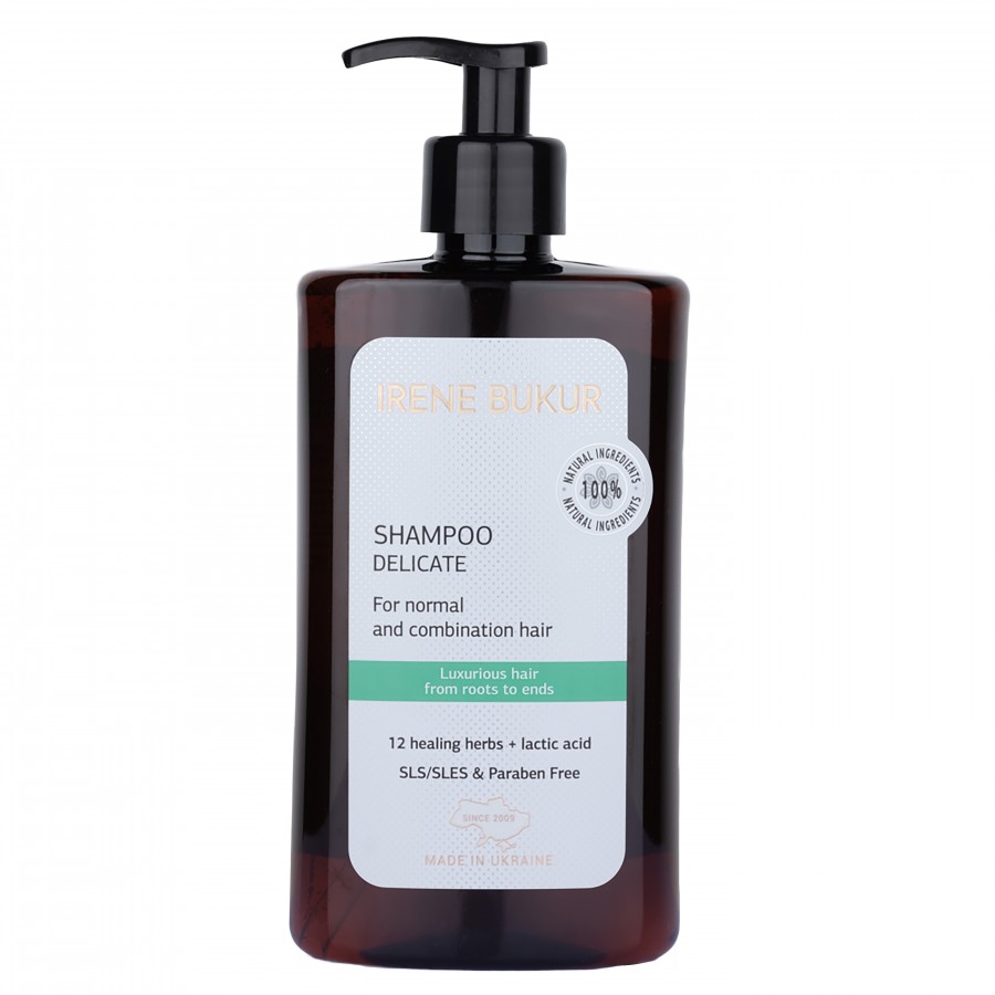 Shampoo "Delicate" with 12 herbs, 390 ml