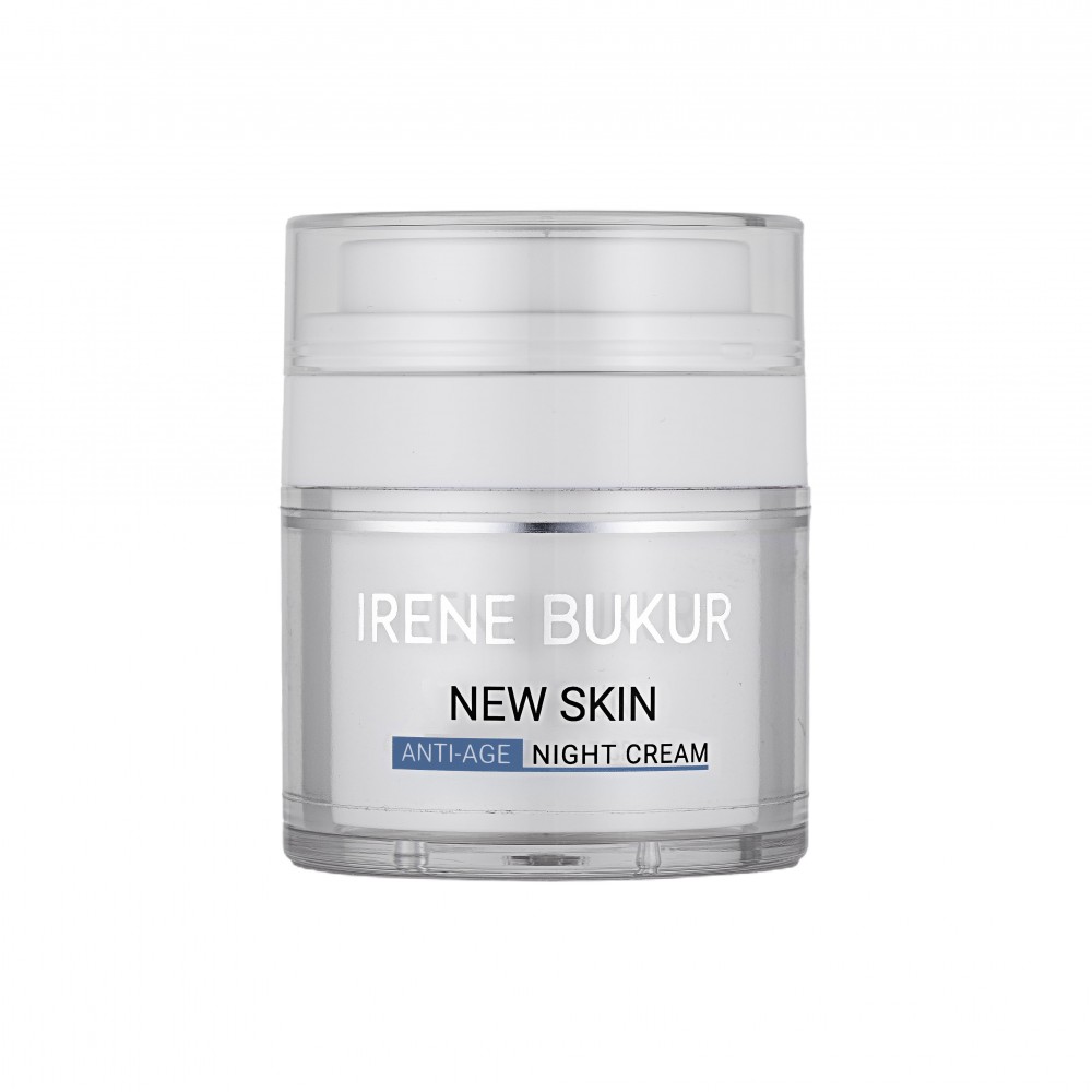 Night face cream “Anti-age”, New Skin with bacuchiol